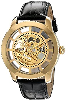 【中古】【輸入品・未使用】[インヴィクタ]Invicta 腕時計 'Vintage' Automatic Stainless Steel and Leather Casual Watch, Color:Black 22571 メンズ [並行輸入品]
