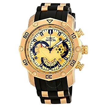 šۡ͢ʡ̤ѡ[ӥ] Invicta ӻ Pro Diver Chronograph Gold Dial Men's Watch  23427 [¹͢]