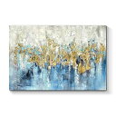 【中古】【輸入品 未使用】Abstract Painting Canvas Wall Art: Blue Picture Hand Painted Artwork for Bedroom (36 039 039 x 24 039 039 x 1 Panel) 商品カテゴリー: ポスター 絵画