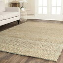 【中古】【輸入品 未使用】Safavieh Natural Fiber Collection NF453A Hand Woven Natural and Green Jute Area Rug (3ft x 5ft) 商品カテゴリー: ラグ カーペット 並行輸