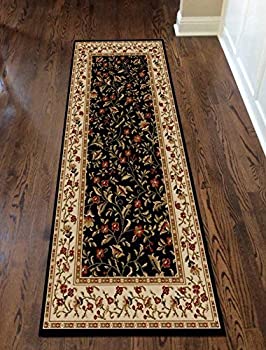 【中古】【輸入品 未使用】Radici Como Area Rug, 2ft2 x 7ft7 Runner, black 商品カテゴリー: ラグ カーペット 並行輸入品