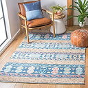 【中古】【輸入品 未使用】Safavieh Saffron Collection SFN107M Hand-Woven Wool Area Rug, 3ft x 5ft, Blue/Taupe 商品カテゴリー: ラグ カーペット 並行輸入品