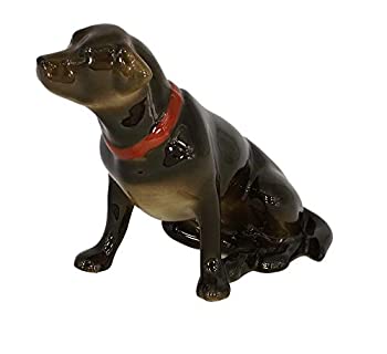 Labrador Retriever Dog Chocholate Colored Lomonosov Porcelain Collectible Figurine 商品カテゴリー: インテリア オブジェ 