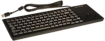 Cherry G84-5400 XS Trackball Keyboard, Black 