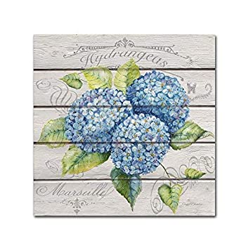 Blue Hydrangeas by Jean Plout, 35x35-Inch Canvas Wall Art 商品カテゴリー: ポスター 絵画 