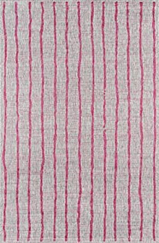 šۡ͢ʡ̤ѡNovogratz Villa Collection Sicily Indoor/Outdoor Area Rug, 6ft7 inch x 9ft6 inch, Fuchsia ʥƥ꡼: 饰 ڥå [¹͢]