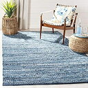 【中古】【輸入品 未使用】Safavieh Montauk Collection MTK416L Hand-Woven Cotton Area Rug, 5ft x 8ft, Blue 商品カテゴリー: ラグ カーペット 並行輸入品