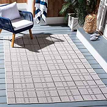 楽天スカイマーケットプラス【中古】【輸入品・未使用】Safavieh Bermuda Collection BMU803B Indoor/Outdoor Area Rug, 6ft7 inch x 6ft7 inch Square, Ivory/Grey 商品カテゴリー: ラグ カーペット [