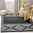 【中古】【輸入品 未使用】Safavieh Natural Fiber Collection NF552Z Hand-woven Jute Area Rug, 3ft x 5ft, Black 商品カテゴリー: ラグ カーペット 並行輸入品