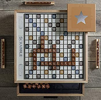 【中古】【輸入品 未使用】WS Game Company Winning Solutions Scrabble Luxe Maple Edition with Rotating Solid Wood Cabinet 商品カテゴリー: ボードゲーム 並行輸入品