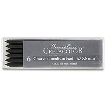 šۡ͢ʡ̤ѡCretacolor Medium Charcoal Lead 6/Pack by Cretacolor