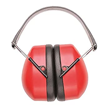 【中古】【輸入品・未使用】Portwest PW41 EN352 Super Ear Protector - Folding Ear Muffs44; Red