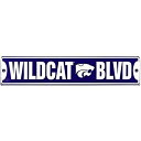 【中古】【輸入品・未使用】Signs 4?Fun SSCKW Kansas State Wildcat Blvd、ストリートサイン