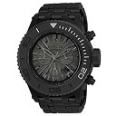 【中古】【輸入品・未使用】Invicta Men's 'Subaqua' Quartz Black Stainless Steel Casual Watch, ...