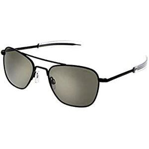 šۡ͢ʡ̤ѡRandolph Matte Black Classic Aviator Sunglasses for Men or Women 100% UV ʥƥ꡼: 󥰥饹 [¹͢]