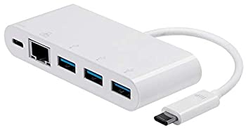 【中古】【輸入品・未使用】Monoprice選択シリーズUSB - C to 3?X USB - A 3.0、ギガビットイーサネット& USB - C (F)アダプタ