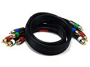 【中古】【輸入品・未使用】Monoprice 3?ft 18?AWG cl2プレミアム5-rcaコンポーネントビデオ/オーディオRG - 6?/ U同軸ケーブル...