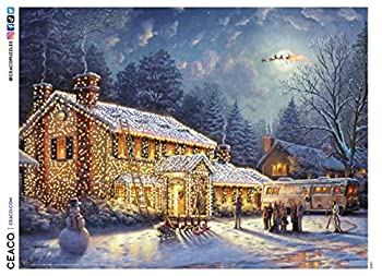 【中古】【輸入品・未使用】Ceaco Thomas Kinkade National Lampoon's Christmas Vacation Jigsaw Puzzle (300 Piece)