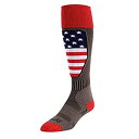 【中古】【輸入品・未使用】SockGuy mtn-tech Homelandスキーアクリルソックス X-Large レッド