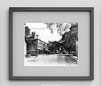 【中古】【輸入品・未使用】コネチカット州ウィットフィールドストリートギルフォード 1910年 写真 8x10インチ ブラック&ホワイト