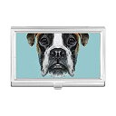 【中古】【輸入品・未使用】Lop-eard ボクサー 犬 ペット 動物 名刺ホルダー ケース ポケットボックス 財布