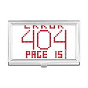 【中古】【輸入品・未使用】Programmer 404 エラーページは食べられた 名刺ホルダーケース ポケットボックス 財布