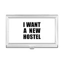 【中古】【輸入品・未使用】「I Want A New」名刺ホルダーケース ポケットボックス 財布