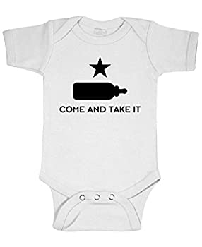 【中古】【輸入品・未使用】Live Nice Come and TAKE IT - かわいい乳児用-コットン幼児ボディースーツ US サイズ: 6 Months カラー: ホワイト