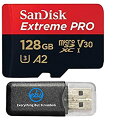 yÁzyAiEgpz128GB Sandisk Micro SDXC Extreme Pro 4K works with Samsung Galaxy S8, S8 Plus, S8 Note, S7, S7 Edge MicroSD TF Flash Memory Card 128G C