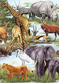 Springbok Puzzles - Animal Kingdom Children's Jigsaw Puzzle - 60 Pieces - Large 34cm by 48cm Puzzle