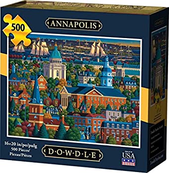 【中古】【輸入品・未使用】Jigsaw Puzzle - Annapolis 500 Pc By Dowdle Folk Art