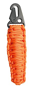 【中古】【輸入品 未使用】Bison Designs 11-Feet of 550 Paracord Backcountry Survival Pod with 10 Survival Items, 6-Inch, Orange by Bison