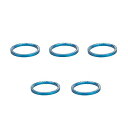 【中古】【輸入品・未使用】Wolf Tooth Components Headset Spacer 5 Pack, 3mm, Blue by Wolf Tooth Components(4)
