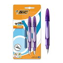 【中古】【輸入品・未使用】BiC EasyClic 万年筆 アソートカラー 2本セット