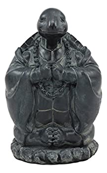 【中古】【輸入品・未使用】Ebros Master ウーグウェイ 風水 仏陀 亀 詠唱 マントラ像 禅亀 装飾アクセント 天体 カンフー動物 タリスマン 置物 高さ5.75インチ