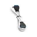 【中古】【輸入品・未使用】CableMod ModFlex Sleeved Internal USB 3.0 (White, 50cm)