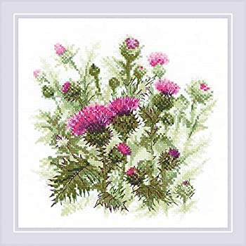 RIOLIS COUNTED CROSS STCH THISTLE マルチカラー