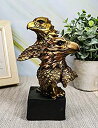 【中古】【輸入品・未使用】Ebros Gift フェイクブロンズ樹脂 素朴な野生動物 家族 頭 バスト フィギュア ブラック 台座スタンド デスクトップ カウン...