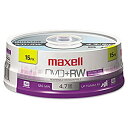 【中古】【輸入品 未使用】DVD RWディスク 4.7 GB 4 x スピンドル シルバー 15 /パック 1-Pack MAX634046