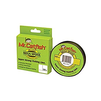【中古】【輸入品・未使用】(500 yd./5.4kg., Camo) - Lews Fishing Mr Catfish Line Filler Spools