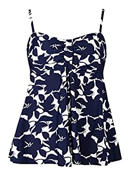 【中古】【輸入品・未使用】Hilor レディース フライアウェイ タンキニトップ バンドゥ水着 流れるような水着 お腹を隠す水着 US サイズ: 10 カラー:...