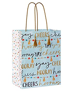 楽天スカイマーケットプラス【中古】【輸入品・未使用】Papyrus ラージギフトバッグ （Hooray） 誕生日/結婚式/ブライダルシャワー/ベビーシャワー/あらゆるシーンに （1袋）