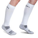 【中古】【輸入品・未使用】CoreSport アスレチック パフォーマンス コンプレッションソックス - 15-20mmHg マイルドグラデーションコンプレッシ...
