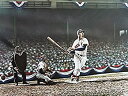 【中古】【輸入品・未使用】BuyartforlessキャンバスTed Williams Swing by Darryl Vlasak 16?X 12絵画印刷WrappedキャンバスMemorabilia Baseball Legendボストンレッドソ