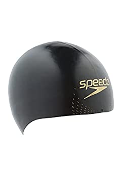 【中古】【輸入品・未使用】Speedo Fastskin3 競技用スイムキャップ US サイズ: Medium カラー: ブラック