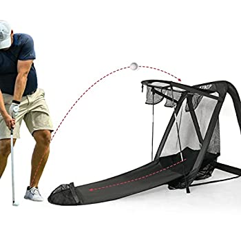 【中古】【輸入品・未使用】ポップアップ式 ゴルフチッピングネット (ゴルフチッピングネット 3イン1)