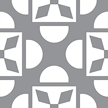 【中古】【輸入品・未使用】Mi Alma 白黒タイルステッカー 剥がして貼れるタイルステッカー 24枚セット バックスプラッシュタイルデカール バスルーム&キッ...