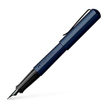 【中古】【輸入品・未使用】Faber-Castell Hexo B 万年筆 - ブルー