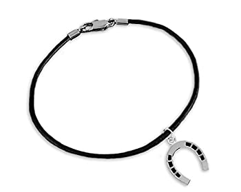 【中古】【輸入品・未使用】Horseshoe Charm Onブラックコードブレスレット( Retail ) 【中古】【輸入品・未使用】Horseshoe Charm Onブラックコードブレスレット( Retail )