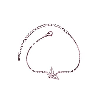【中古】【輸入品・未使用】Origami CraneブレスレットCute Animal Paper CraneブレスレットBird Wings Pendent